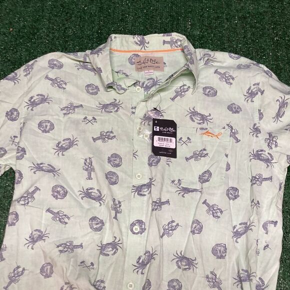 Salt Life mens button down shirt size large NWT (OKPM-09-028) - Picture 6 of 14